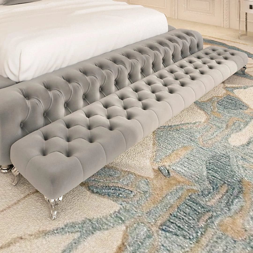 2026 Spanish Upholstery Soft Footstool-ADBEDS F1